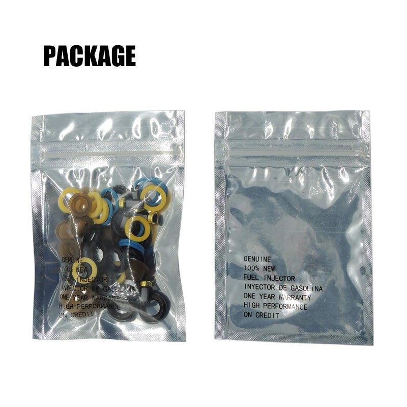 HiSport Fuel Injector Seal Kits Include O-rings  Pintle Caps  Seal Spacers and Filter Baskets Universal Repair Set Replaces 0280150962 [8 Set] - Image 4